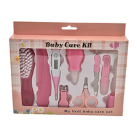 10 pièces/ensemble Kit d'accessoires de soins pour bébé sécurité coupe-ongles bébé nouveau-né Kits de toilettage