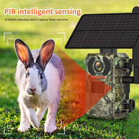 Cámara de Vigilancia Inteligente Solar 4G GSM con Alerta, GPS, IP66, Impermeable, de Plástico, para Exteriores, con Forma de Camuflaje, H50 Ucon