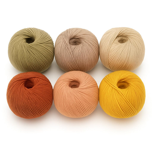 8 Strands Fancy Yarn Lover Dyed Anti-Pilling Comfortable Breathable Warm Hand Knitting Scarves DIY Medium <b>Thick</b> Yarn Ball Fine - Product Image 1