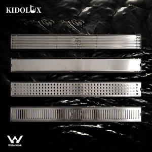 Drenaje Lineal Invisible <span class=keywords><strong>para</strong></span> Baño de Acero Inoxidable Kidolux Watermart, 600 mm de Largo, 600*68 mm, Canal de Ducha en Europa - Product Image 2