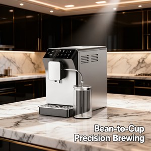 Cafetera Espresso Profesional Inteligente de 20 Bares, Totalmente Automática, con Espumador de Leche para el Hogar, para Cappuccino y Latte - Product Image 6