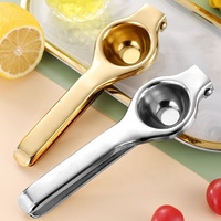 Presse-agrumes manuel en acier inoxydable pour citron, outils de cuisine avec boîte gratuite