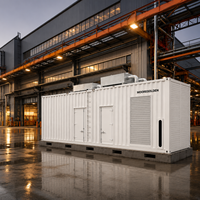 Groupe électrogène diesel conteneurisé 1200 kW 1500 kVA à prix direct usine pour la sauvegarde d'urgence des centres de données