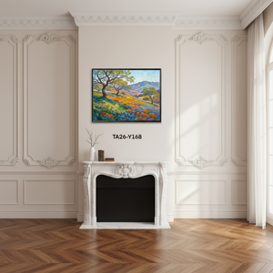Tableau mural sur toile Paysage d'<span class=keywords><strong>automne</strong></span> vibrant, Art mural encadré moderne pour salon, Grande <span class=keywords><strong>peinture</strong></span> murale suspendue - Product Image 5