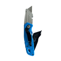 Couteau utilitaire automatique robuste de qualité industrielle, lame à changement rapide, poignée en ABS, personnalisable OEM pour la construction