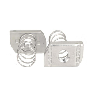 M3 M4 M6 فئة الصف ، من الفولاذ الكربوني ، أزرق أصفر أبيض مجلفن GL قناة الربيع الجوز - Product Image 2