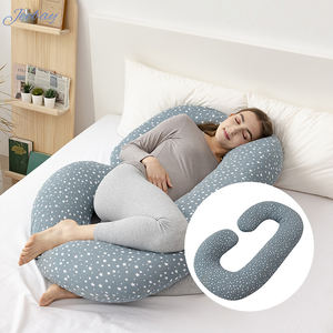 Almohada de <span class=keywords><strong>embarazo</strong></span> en forma de U, portátil, grande, con soporte para el cuerpo, para mujeres embarazadas, para dormir de lado, para personas que buscan comodidad, multifuncional, para el vientre - Product Image 1