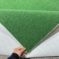 Tapis mural uni Factorvy en gros, moquette moelleuse pour bureau, en polypropylène, ignifuge, antidérapante, pour hall d'exposition et club