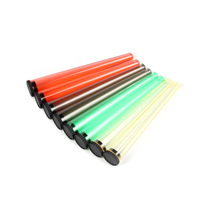 Tubes à rouler coniques en plastique les plus vendus avec couvercles, étanches et anti-humidité, en forme de trompette pour le stockage et le roulage