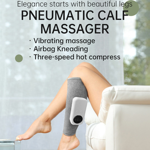 New Arrival Wireless Full Calf Foot Arthritis Muscle Air Compression Leg Massager ES-A10 Calf Foot Full Knee Heat Yoga <b>Vibrating</b> - Product Image 4