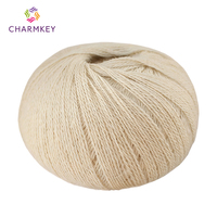Hilo de encaje 100% de alpaca bebé para tejer a mano, hilo suave y agradable para la piel para bufandas