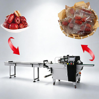 Machine d'emballage horizontale Flow Pack pour l'emballage de dattes rouges dénoyautées