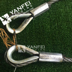 鋼亜鉛メッキシングルレッグワイヤーロープスリング工場直接バルクケーブル、亜鉛メッキ鋼線 - Product Image 6