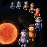 Коллекционная фигурка POPMART MEGA SPACE MOLLY 400% «Планета Меркурий», аниме, ПВХ, в закрытой коробке, для декора дома, подарок