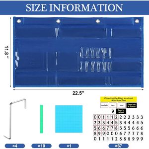 Tabla de Bolsillo para Contar Días, Herramienta de Matemáticas para el Aula con Valor Posicional en Base Diez para la Escuela - Product Image 2
