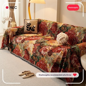 Nouvelle Housse de Canapé Jacquard Luxe Léger Style <span class=keywords><strong>Chinois</strong></span>, Motif Dessin Animé, Quatre Saisons, Anti-griffures pour Chat, Six Couleurs, Type Serviette, <span class=keywords><strong>Secret</strong></span> - Product Image 2
