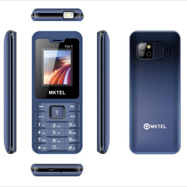 MKTEL OYE 3 New Bar Phone 1.77inch TFT Display 1800mAh Dual SIM Dual Standby Qwerty Keyboard MP3 MP4 FM Radio for Camera