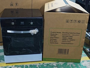 Cuisinière électrique autonome avec <span class=keywords><strong>plaque</strong></span> à induction 4 brûleurs, <span class=keywords><strong>four</strong></span> à convection 80L, fours multifonctions pour la cuisine à domicile - Product Image 4