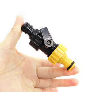 Connecteur de Tuyau Bidirectionnel en Plastique avec Vanne, Raccord Rapide pour Tuyau d'Eau 16 bars, Réparation de Conduites, Utilisation en Jardin - Product Image 2