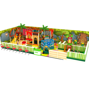 สนามเด็กเล่นในร่มธีมป่าพร้อมสไลเดอร์และอุปกรณ์เล่นนุ่มนวล - Product Image 2