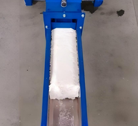Presse à froid mobile à moteur diesel pour mousse EPS avec convoyeur, compacteur de polystyrène usagé, équipement de recyclage pour la réduction de volume
