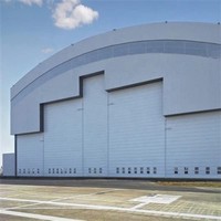 Hangar en structure d'acier haute résistance |   Bâtiment de garage préfabriqué pour avions avec une conception à grande portée