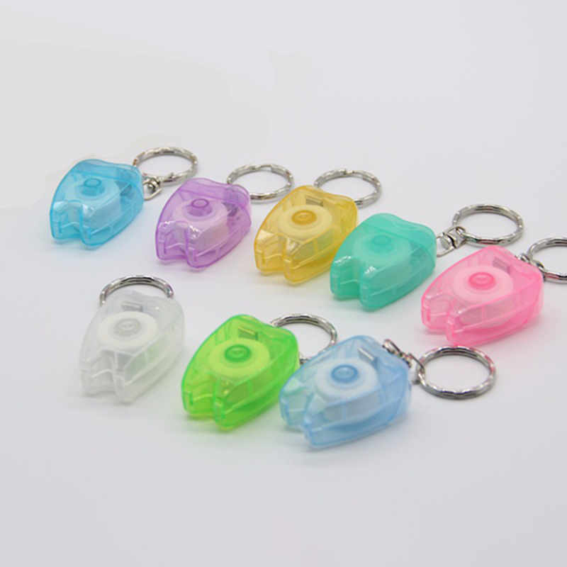 Personalized Dental Floss Keychains Portable Key