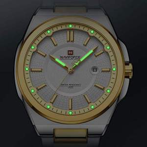 NAVIFORCE 9212 Reloj de Pulsera de Cuarzo para Hombre, de Acero Inoxidable, Resistente al Agua, con Movimiento Japonés, Personalizable, Marca de Primera Calidad - Product Image 6