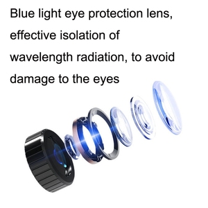 Vrshinecon g06b + B03 xử lý VR Kính điện thoại 3D thực tế ảo Trò chơi Mũ bảo hiểm đầu đeo kính kỹ thuật số - Product Image 4