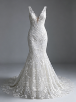 Tissu de dentelle africaine Kalume blanc pur 4905, tissu de dentelle haut de gamme nigérian français en maille avec sequins pour robes de mariée