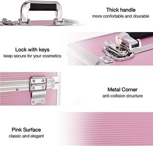 <span class=keywords><strong>Valise</strong></span> <span class=keywords><strong>de</strong></span> <span class=keywords><strong>coiffure</strong></span> 4 roues 4 en 1, chariot professionnel <span class=keywords><strong>de</strong></span> maquillage roulant, boîte <span class=keywords><strong>de</strong></span> vanité <span class=keywords><strong>de</strong></span> technicien d'ongles - Product Image 2
