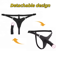 Großhandel Harness Strap-on Dildo Silikon Strapon Lesbischer Stimulator Tragbarer Penis mit Verstellbarem Gürtel Lesbische Spielzeuge