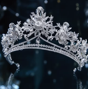 มงกุฎคริสตัลมิสยูนิเวิร์ส มงกุฎเจ้าสาว มงกุฎแต่งงาน เครื่องประดับศีรษะเจ้าสาว มงกุฎประกวดนางงามสำหรับราชินีและสตรี - Product Image 6
