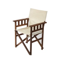 IL-399, Taille Personnalisée et Couleur RPET Tissu Écologique En Bois Pliant Directeur Chaises Peut être Personnalisé