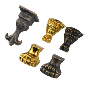 Chinese Style Zinc Alloy Furniture Leg Base Heavy Duty Die Casting For Wooden Box Jewelry Gift Box <b>Corner</b> <b>Protector</b> Accessories - Product Image 5