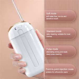 Pakiss Mini Flosser de agua eléctrico portátil con batería impermeable IPX7 de 1200mAh para uso doméstico y hotelero - Product Image 6