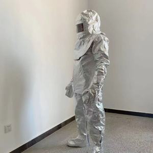 Combinaison ignifuge en aramide et feuille d'aluminium, personnalisable, vente en gros directe usine, style intégral, pour sauvetage d'urgence, haute résistance aux températures - Product Image 5