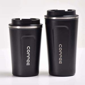 304 Stainless Steel <b>Coffee</b> Mug Portable Car Thermos Business Office Gift Dual-Drink Mug - Product Image 2