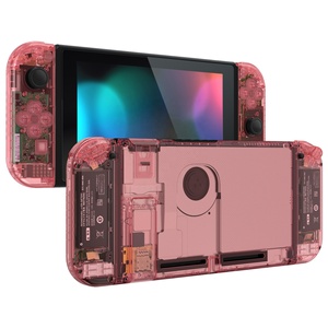 เคสใสสีชมพูเชอร์รี่สำหรับ Nintendo Switch แบบเต็มตัว  พร้อมฝาครอบป้องกันแบบโปร่งใส - Product Image 2