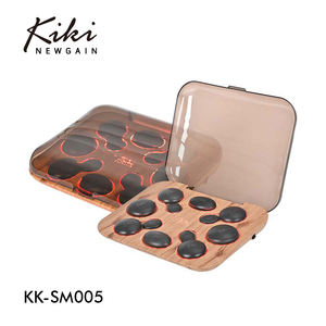 KIKI NEWGAIN KK-SM005 12PCS Hot Stone Massage Set Profession elle Massage mit Heizbox Wärme massage Kit Nature Energy Stones - Product Image 1