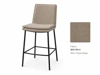 Chaise de bar réglable haut de gamme au design luxueux, style minimaliste, assise confortable, repose-pieds tressé Mlange pour salon