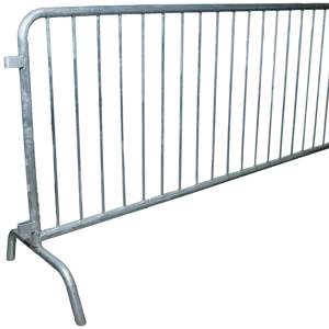 Barrières métalliques portables en acier durable pour les chantiers de construction et la sécurité publique Solution durable - Product Image 2