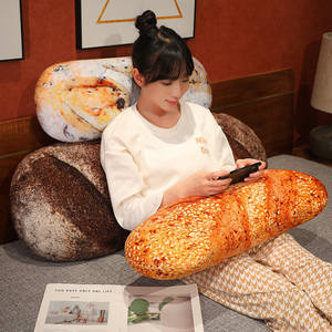 Almohada de Peluche con Forma de Pan para Niñas, Diseño 3D, Linda y Larga, Rellena de Algodón PP, Venta al por Mayor - Product Image 5