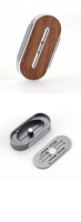 Diffuseur de voiture elliptique en alliage d'aluminium personnalisé, clip de ventilation, accessoires de décoration intérieure de luxe en métal durable, élimination des odeurs, longue durée