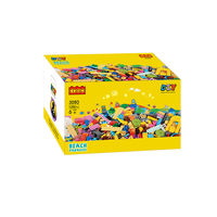 COGO Vente flash 1200 pièces Briques de construction éducatives en plastique ABS pour parc d'attractions de plage DIY, jouets de construction à assembler pour enfants