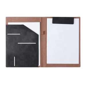 Cartera de piel sintética al por mayor, bolsa para documentos, ranura para bolígrafo, bolsillos para tarjetas, Clip magnético, carpeta de archivos <span class=keywords><strong>A4</strong></span> para hombre - Product Image 5