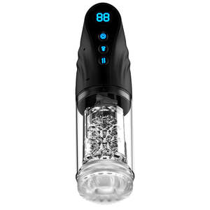 男性用自動挿入バイブレーターカップ - 簡単操作オールインワン大人のおもちゃ by Hgod MMA-055 - Product Image 2