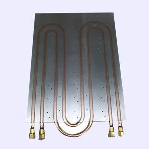 Factory Supply Heat Exchanger Liquid Cooled Cold Plate With Embedding Copper Tube
