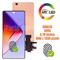 Nouvel écran de remplacement IParts pour Infinix GT 20 Pro 5G X6871 144Hz AMOLED assemblage de numériseur d'écran tactile testé OEM