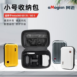 Étui pour caméra aMagisn Insta360 Go 3s, sac de protection portable en néoprène avec fermeture éclair pour accessoires de caméra d'action - Product Image 2